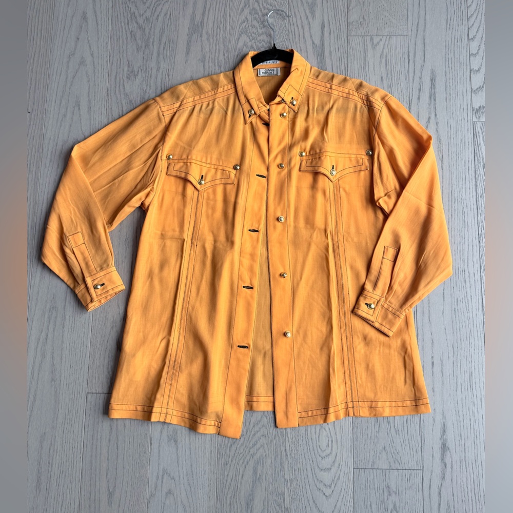 Versace vintage wool shirt S